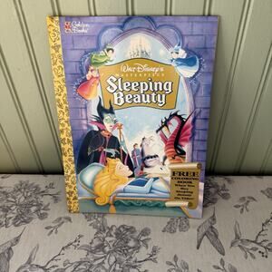 New Vtg Sleeping Beauty Coloring Book Disney Golden Books Video Promo 1997
